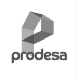Logo prodesa cuadrado byn